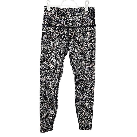Lululemon women's wunder under high rise floral spritz multi 28 inch size 8 - Picture 1 of 6